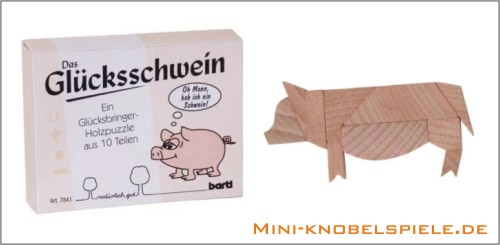 Glckspuzzle Das Glcksschwein
