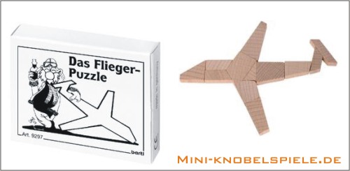 Holz Puzzle Das Flieger-Puzzle