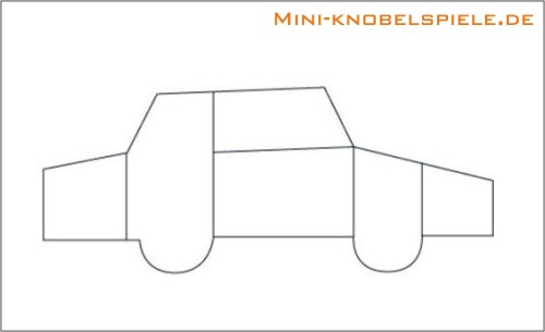Lösung Holzpuzzle Das Auto-Puzzle