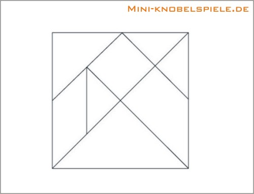 Lsung Holzpuzzle Das Quadrat-Puzzle