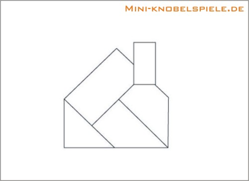 Losung Mini Holzpuzzle Das Zerlegte Haus