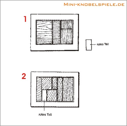 Lösung Taschenpuzzle Pack-Puzzle