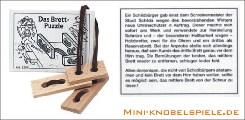 Mini Knobelspiel Das Brett-Puzzle