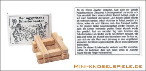 Mini Knobelspiel Der gyptische Scheiterhaufen