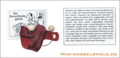 Mini Knobelspiel Der Keuschheitsgrtel